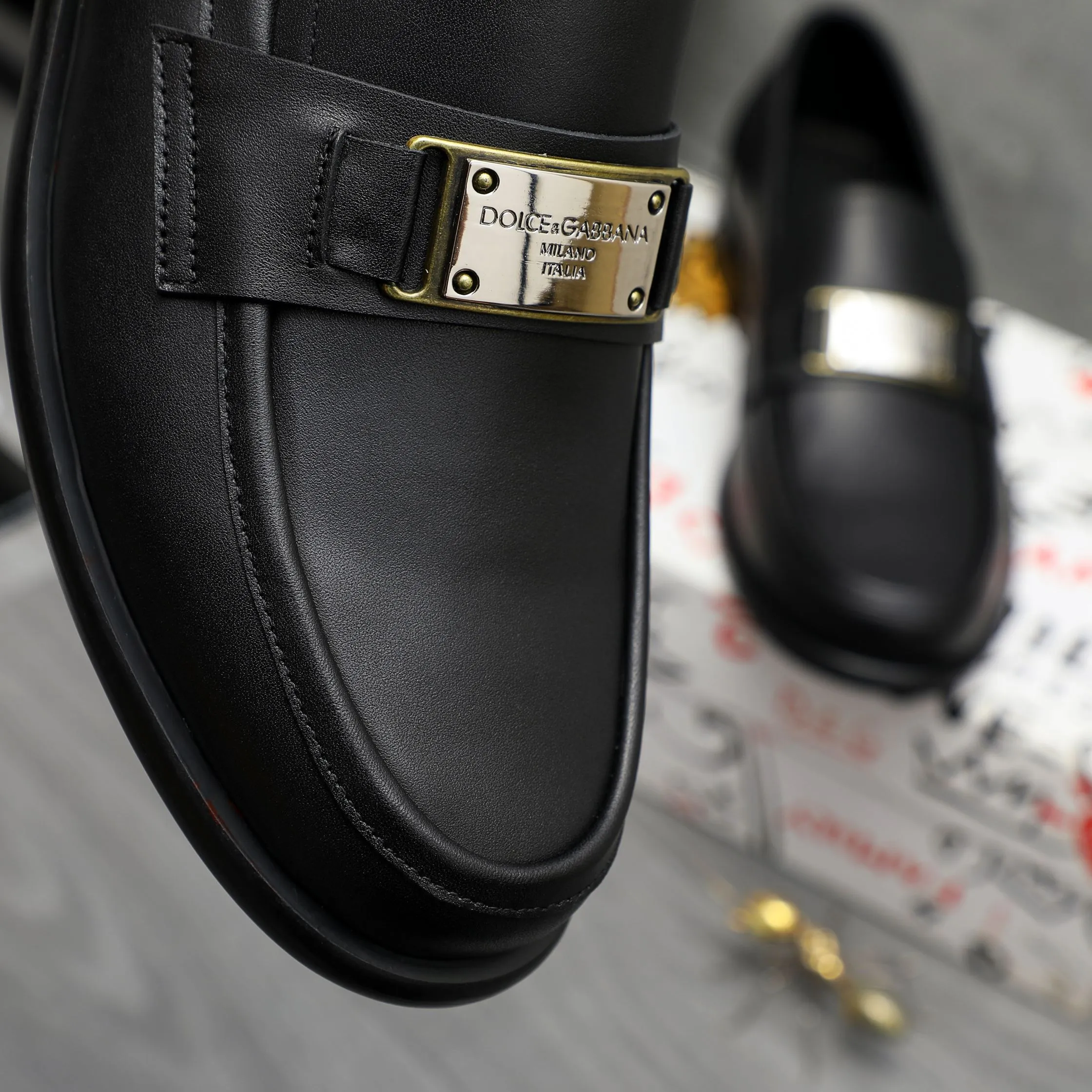 Men's shoes 💰p540 Product trademark: DG (Dolce & Gabbana) business slip-on leather shoes Regular size: 38-46 (38.45.46 is custom-made and non-returnable) Product materials: Selected high-quality cowhide upper, cowhide lining, original rubber outsole